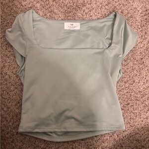 Sage live in the moment  crop  top